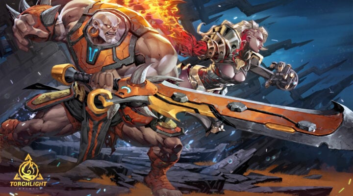 Berserker holding a sword in Torchlight Infinite