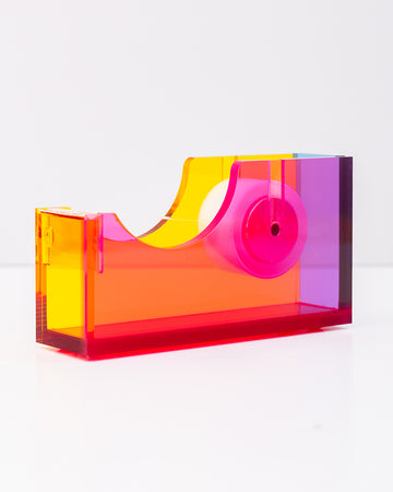 side view of colorblock tape dispenser