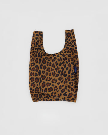 dark brown leopard baby baggu