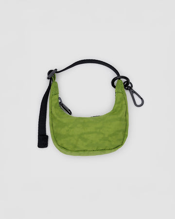 green grass mini crescent bag charm
