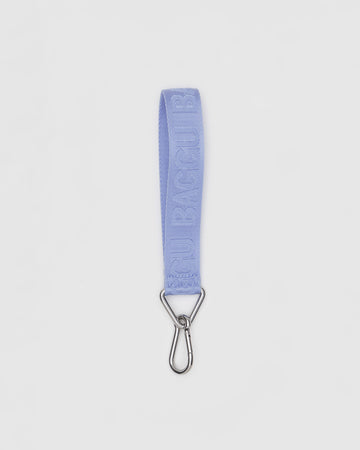 monochromatic french blue keychain with  carabiner clip