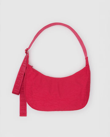 candy apple medium nylon crescent bag with monochromatic strap