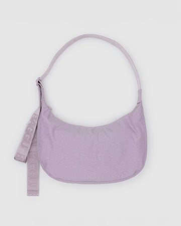 dusty pink medium crescent bag