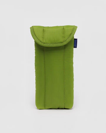 green juice puffy glasses sleeve
