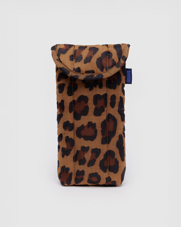 leopard puffy glasses sleeve