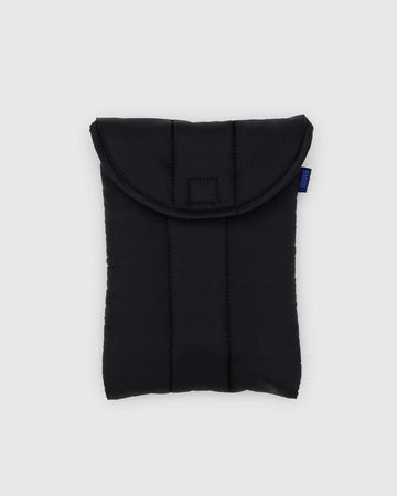 black 8" puffy tablet sleeve