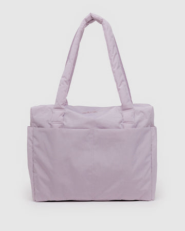 dusty pink small cloud carry on bag