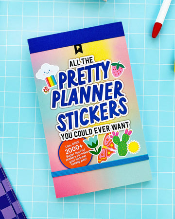 all the pretty planner stickers sticker book. has over 2000 stickers