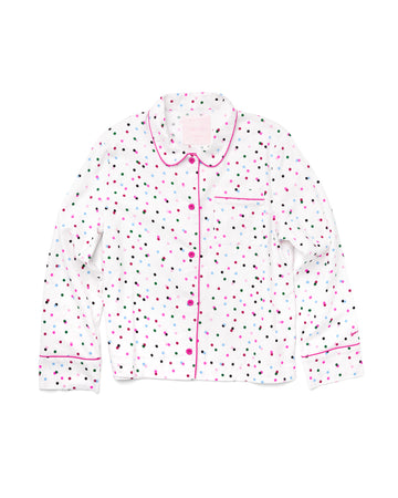 Soft long sleeve leisure top.